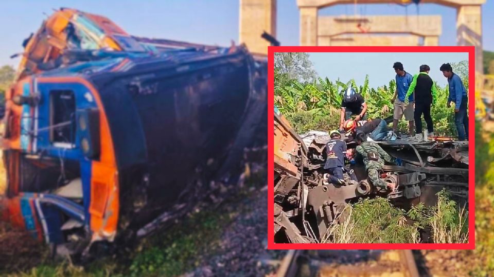 La grúa formaba parte del proyecto ferroviario supervisado por una subsidiaria de China Railway Group.