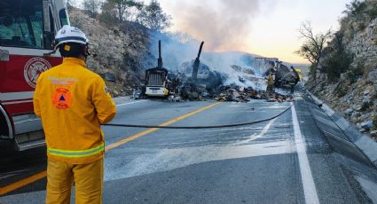 Estas son las alternativas viales tras el accidente en la carretera Monterrey-Laredo