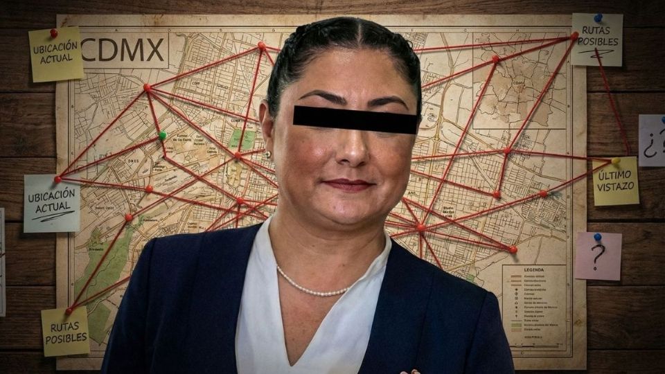 La mujer recogió sus pertenencias para darse a la fuga