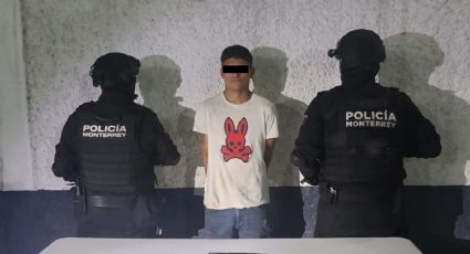 Detienen a hombre con arma de fuego y 17 cartuchos en la colonia Industrial de Monterrey