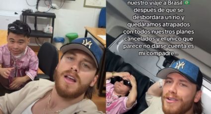 Aldo de Nigris y Abelito se quedan atrapados en un automóvil en Brasil | VIDEO