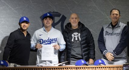 Él es el jugador de los Sultanes de Monterrey que fue fichado con los Dogers LA