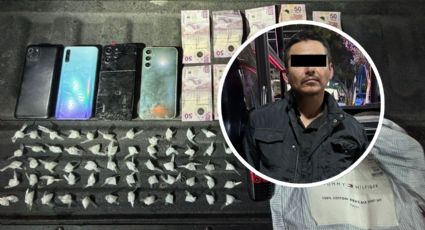 Cae ciclista con droga, celulares y radio durante operativo en el centro de Monterrey