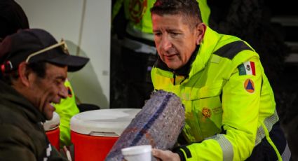 Protección Civil y DIF Nuevo León despliegan Operativo Carrusel ante el frío en Monterrey