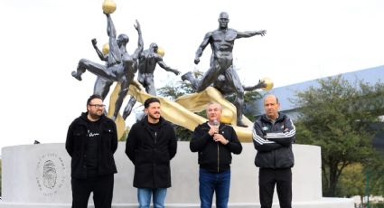 Guadalupe inaugura escultura monumental rumbo al Mundial 2026