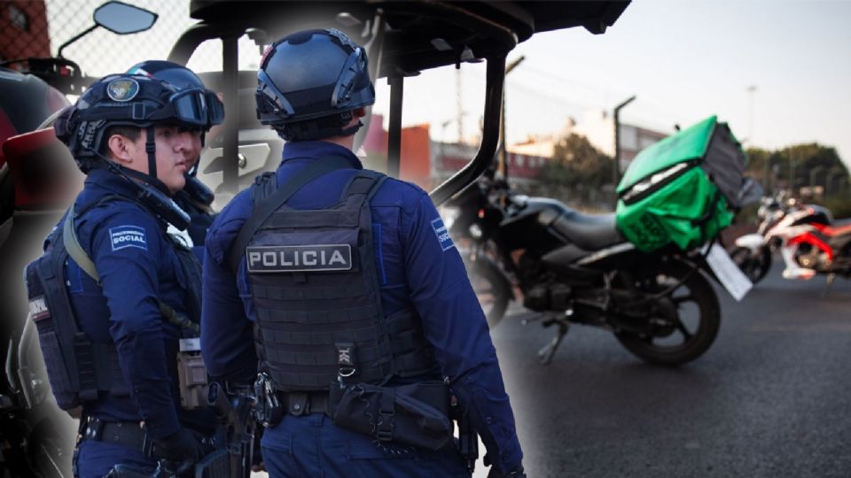 Un operativo de tránsito en Viaducto Tlalpan terminó en un fuerte enfrentamiento entre policías y repartidores de aplicación ayer sábado.