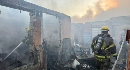 Se registra incendio en casa habitación en Escobedo