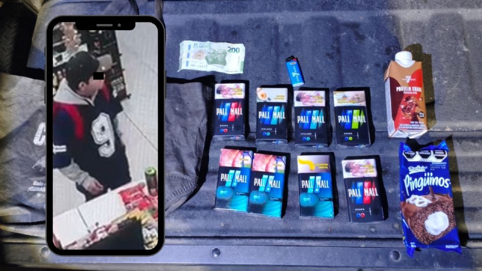 El joven detenido fue puesto a disposición del Ministerio Público tras ser señalado por el robo a una tienda de conveniencia en la colonia Real de Cumbres, en Monterrey.