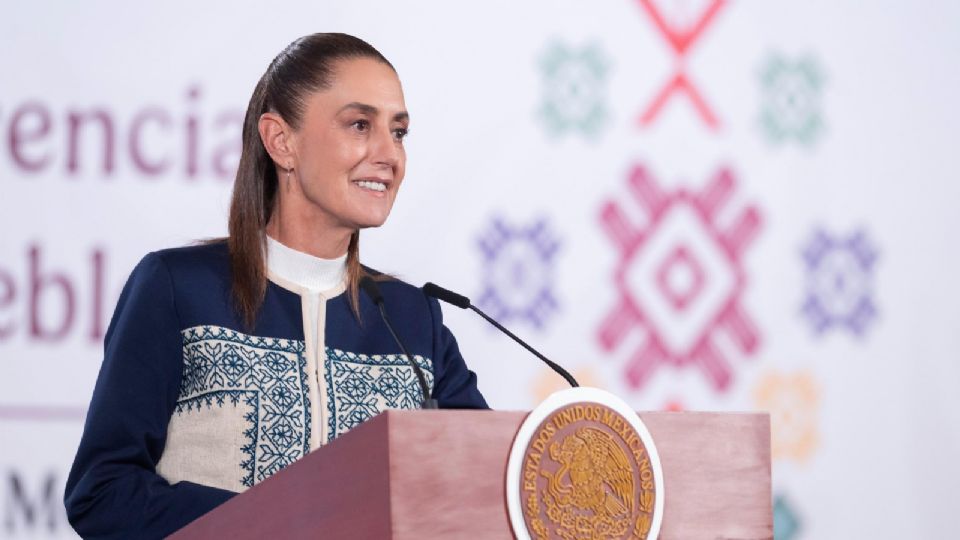 La presidenta Claudia Sheinbaum Pardo informó que se logró un récord de recaudación al cierre de 2025.