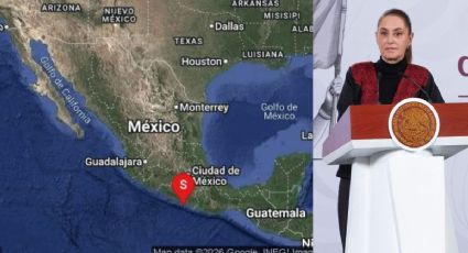 VIDEO | Así se vivió el sismo hoy en Palacio Nacional: Sheinbaum evacúa conferencia tras alerta