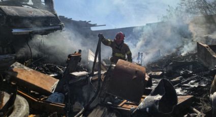 Se registra incendio en planta recicladora de Juárez tras trabajos de soldadura
