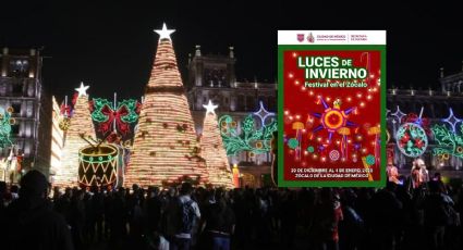 Luces de Invierno en el Zócalo: cartelera y horarios este 3 y 4 de enero