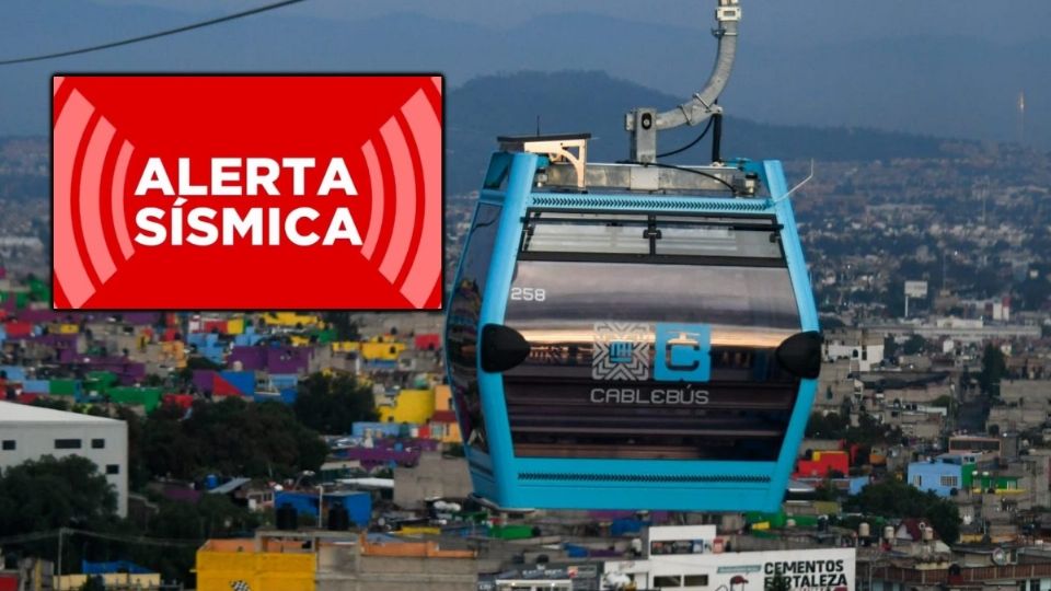 Usuaria graba desde cablebús momento que se origina sismo en CDMX