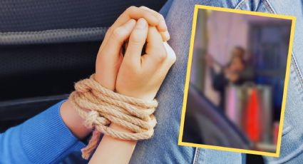 VIDEO | Policías salvan a mujer amagada con un cuchillo en Ensenada, BC, y someten al agresor