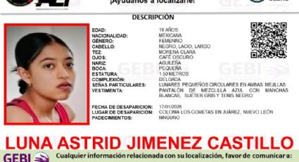 Desaparece joven de 18 años en Juárez tras conocer a alguien en redes sociales