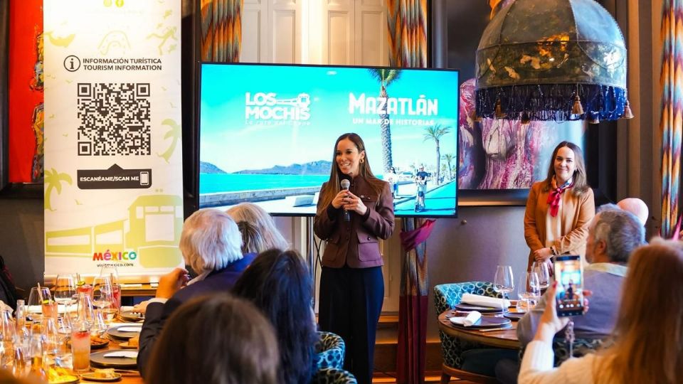 Mireya Sosa promovió en FITUR la ruta que conecta la costa de Mazatlán con la sierra y el tren Chepe.