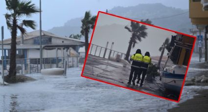 VIDEO | Tormenta Harry ‘golpea’ la costa de Italia con tormentas eléctricas y oleajes ciclónicos