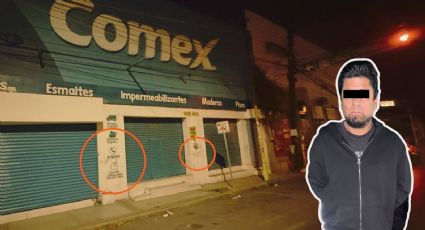 VIDEO | Cae presunto grafitero captado por cámaras del C4 en Monterrey