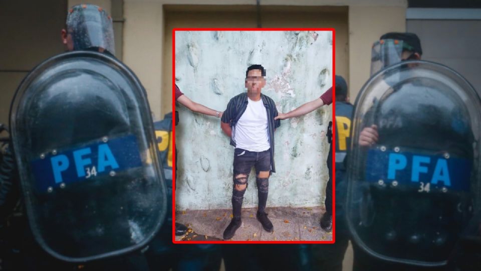 Un cabo de la Policía Federal, quien presuntamente estaba alcoholizado, hirió a un empleado en la pierna antes de ser detenido.