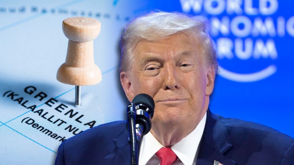 En su visita al Foro de Davos este 2026, el presidente Donald Trump aseguró que no utilizará la fuerza militar para concretar la anexión de Groenlandia.