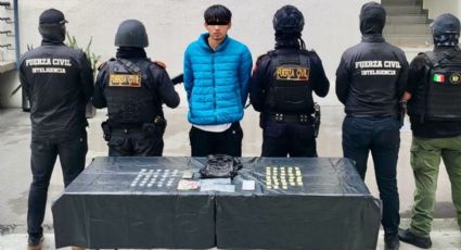 Joven es detenido con varias dosis de droga en Escobedo