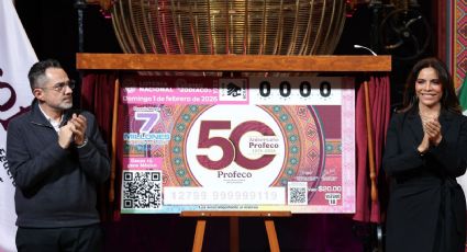 A 50 años de su creación, la Profeco es homenajeada en la Lotería Nacional
