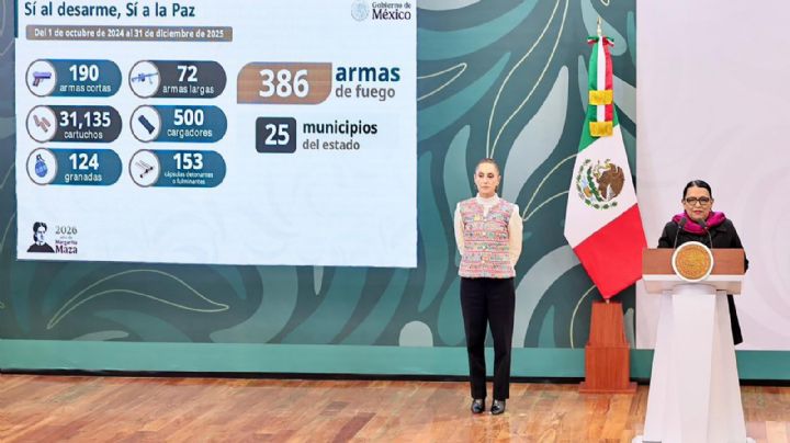 Resultados de seguridad en Puebla: 144 Jornadas por la Paz y retiro de 386 armas de fuego