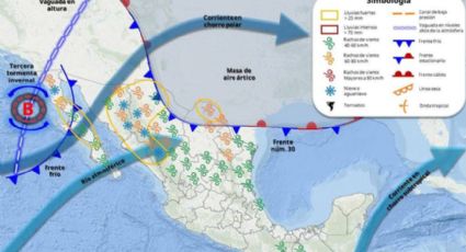 Autoridades coordinadas por protección civil en alerta por tormenta invernal