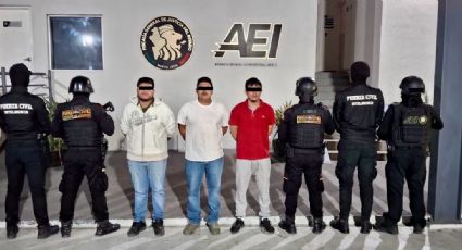 Detienen a tres con más de 100 dosis de droga en el centro de Monterrey