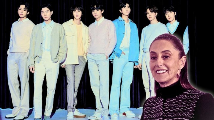 Solicita Sheinbaum intervención de Corea para que BTS tenga más conciertos en México