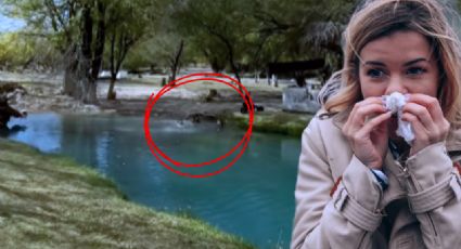 VIDEO | ¡Desafían el frío! Se meten a nadar a 0 grados en Ojo de Agua de Bustamante, Nuevo León