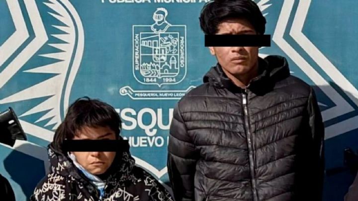 Detienen a dos personas por robo con violencia en Pesquería