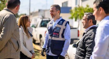 Monterrey despliega acciones de mantenimiento urbano en la colonia Hidalgo