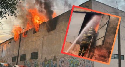 VIDEOS | Se registra fuerte incendio en fábrica de alcaldía Álvaro Obregón