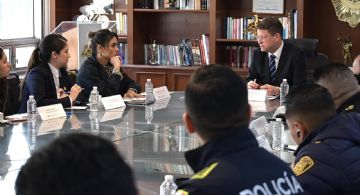 Rojo de la Vega se reúne con titular de SSC y acuerdan trabajo conjunto