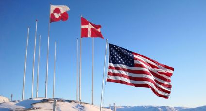 Video viral muestra tensión en Groenlandia por bandera de Estados Unidos