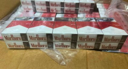 Decomisa Marina más de 88 toneladas de cigarrillos ‘pirata’ en AICM