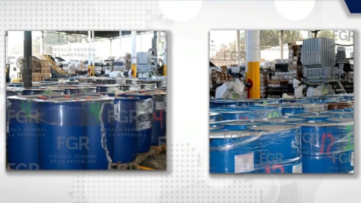 Asestan golpe a crimen organizado en Sinaloa con decomiso de más de 100 toneladas de precursores químicos