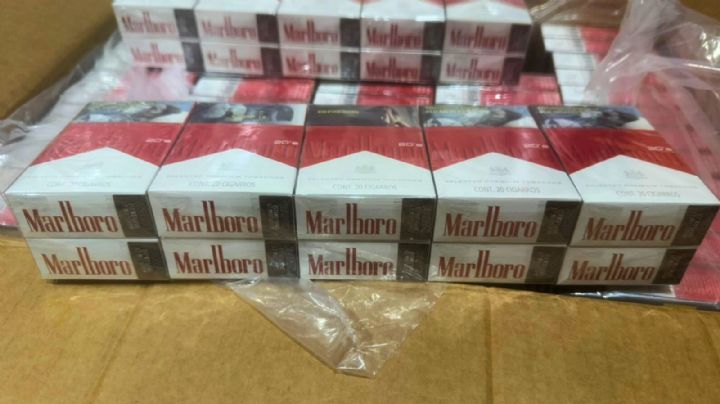 Decomisa Marina más de 88 toneladas de cigarrillos ‘pirata’ en AICM