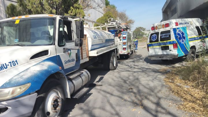 Se registra incendio en fábrica abandonada de San Nicolás