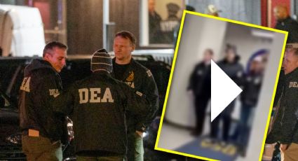 ‘Buenas noches y feliz año nuevo’: Nicolás Maduro llega a oficinas de la DEA en Nueva York | VIDEO