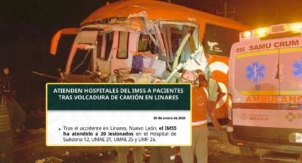 Accidente en Linares: IMSS reporta estado de salud de pasajeros tras volcadura