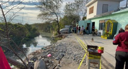 Deslave en márgenes del Río Pesquería obliga a evacuar vivienda en Escobedo