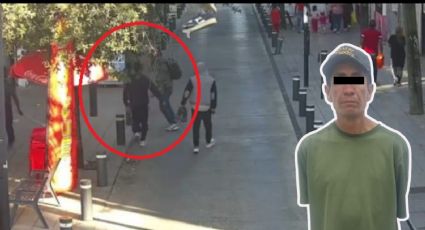 VIDEO | Detienen a hombre por robo de celular en el Centro de Monterrey