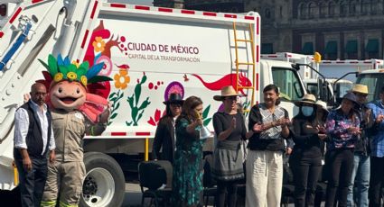 Llegan a CDMX 50 nuevos camiones recolectores de basura