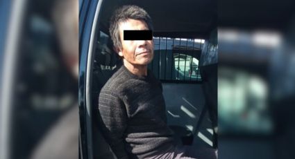 Detienen a hombre por lanzar piedras y dañar autos en Morones Prieto