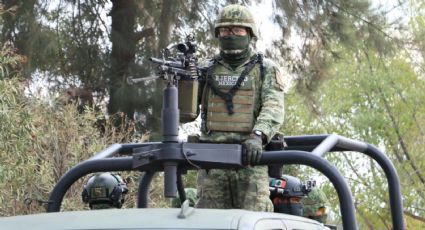 Guardia Nacional y Ejército decomisan arsenal y vehículos en General Treviño