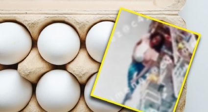 VIDEO | Mujer se hace 'limpia con huevo' en interior de minisúper y lo regresa; así sucedió