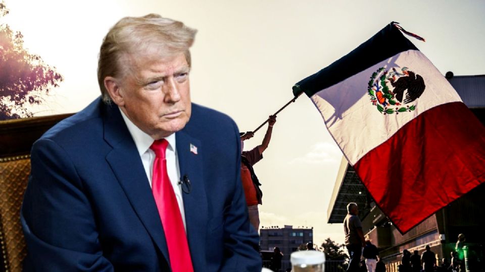 Donald Trump habla de operativos en territorio mexicano.