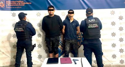 VIDEO | Capturan en flagrancia a dos presuntos ladrones dentro de lote de autos en Guadalupe